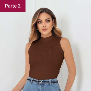 Regata Gola Alta - Canelado Liso