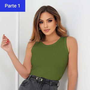 Regata Gola Basica - Canelado Liso