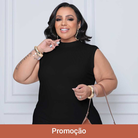 (PLUS) Regata Gola Alta - Canelado Liso