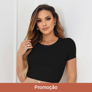 Blusa Canelado Liso