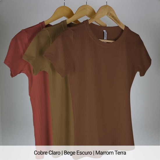 Blusa Canelado Liso