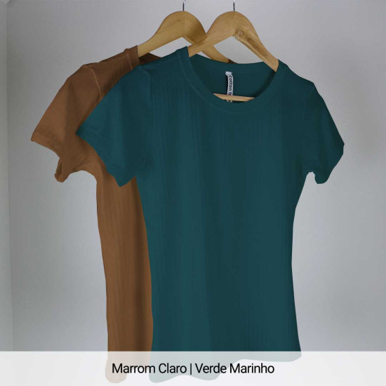 Blusa Canelado Liso