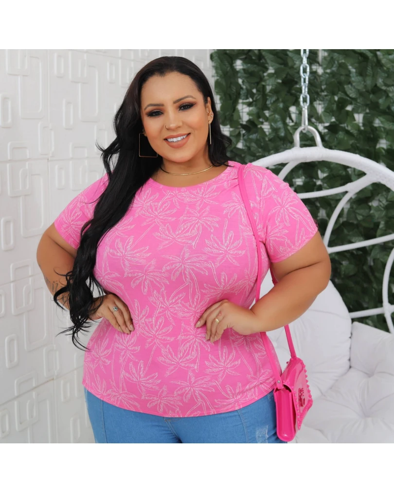 (PLUS) Estampado Coqueiro