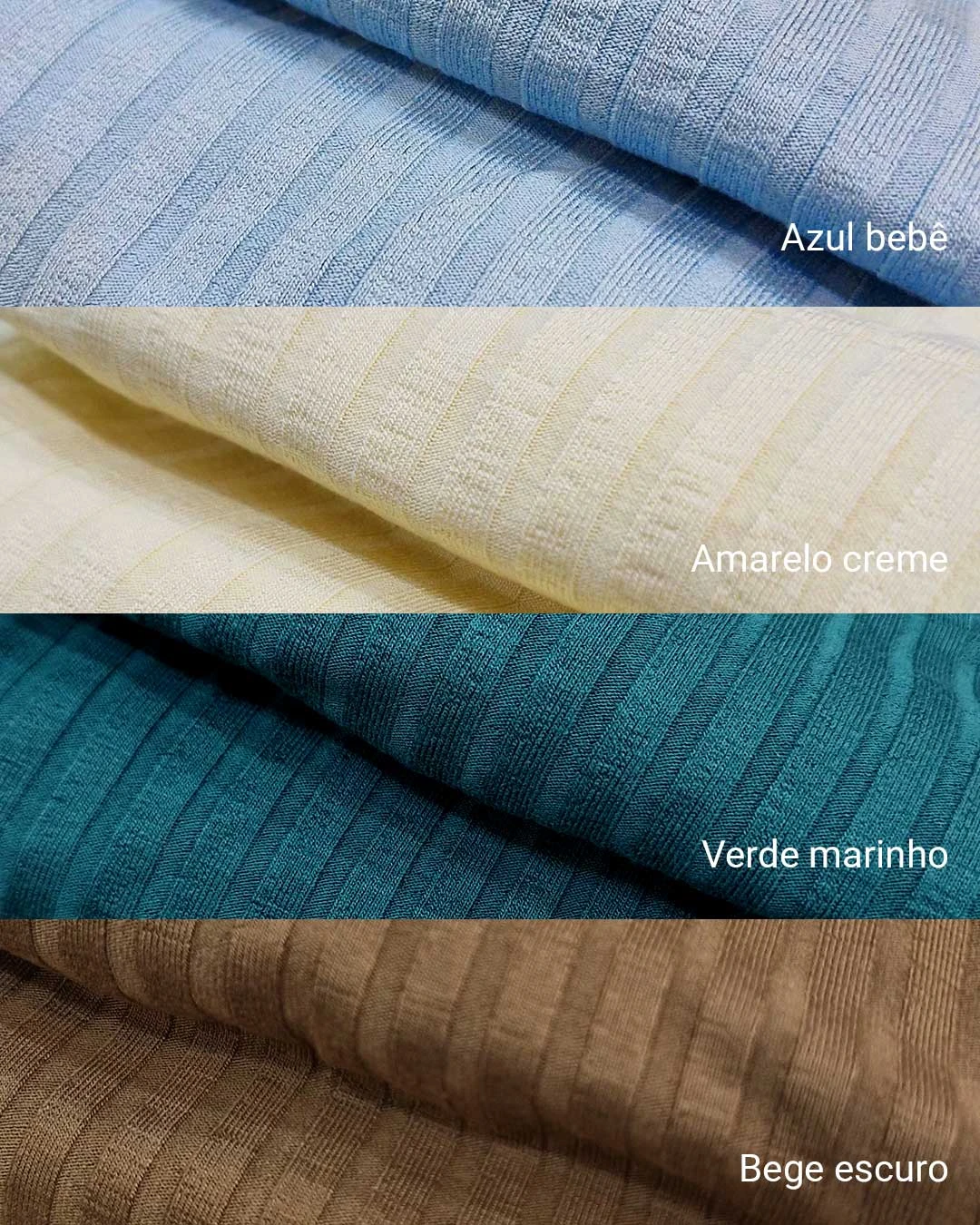 (PLUS) Blusa Canelado Liso Gola Alta (PLUS) Blusa Canelado Liso Gola Alta