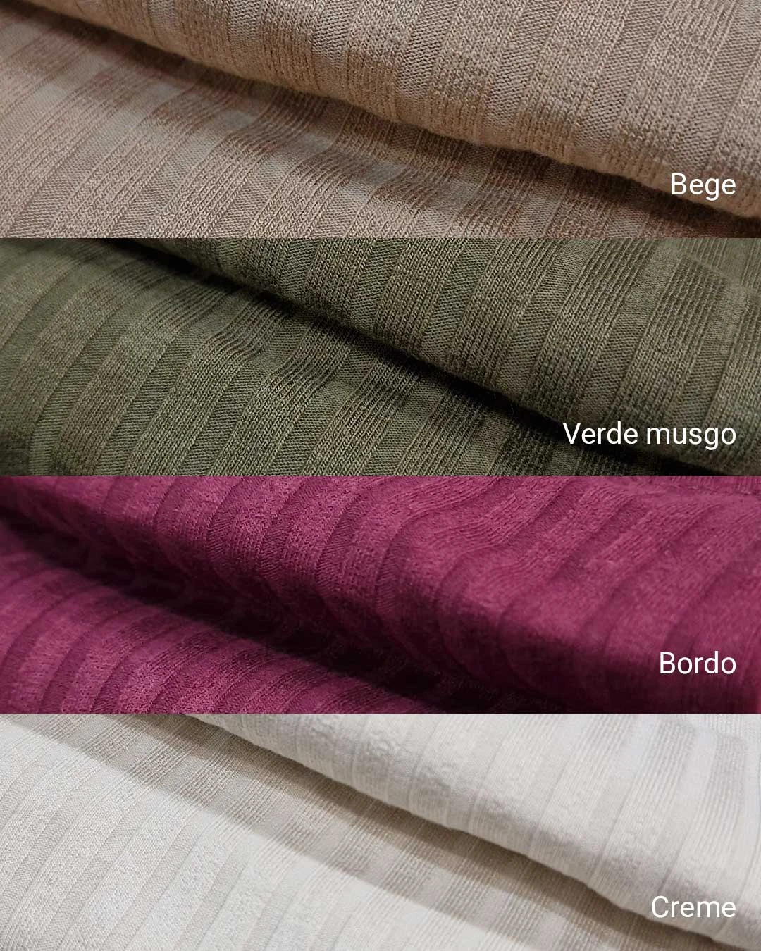 (PLUS) Blusa Canelado Liso Gola Alta (PLUS) Blusa Canelado Liso Gola Alta