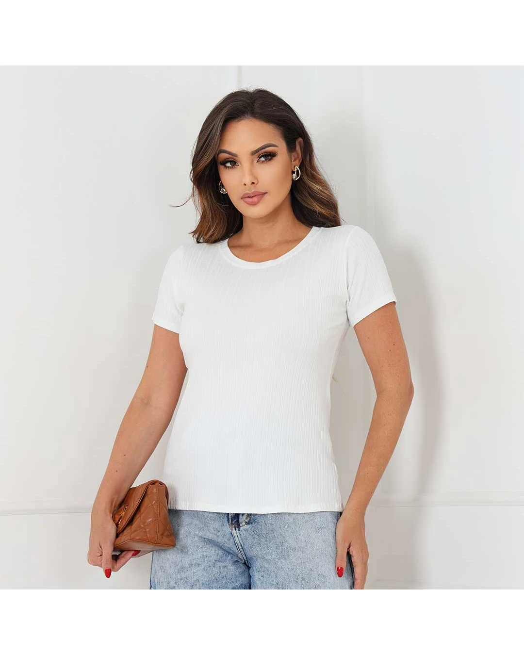 Blusa Canelado Cameron Blusa Canelado Cameron